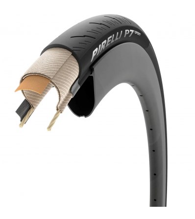 Pirelli P7 Sport Techbelt 60 TPI Black Tyre