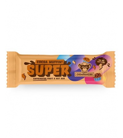 Chimpanzee Energy Bar Cocoa Muffin Caffeinated Fruit & Nut Bar 55g